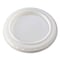 Fabri-Kal Portion Cup Lids, Fits 1 oz Squat Portion Cups, Clear, 2500PK 9500520 - alternate 1